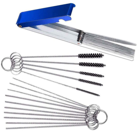 Sz Machparts carburetor cleaning kit in aluminum case for field maintenance.