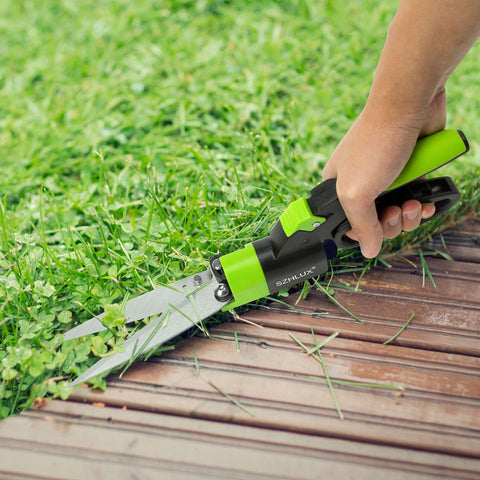 SZHLUX 360-degree swivel aids hedge shaping with smooth operation