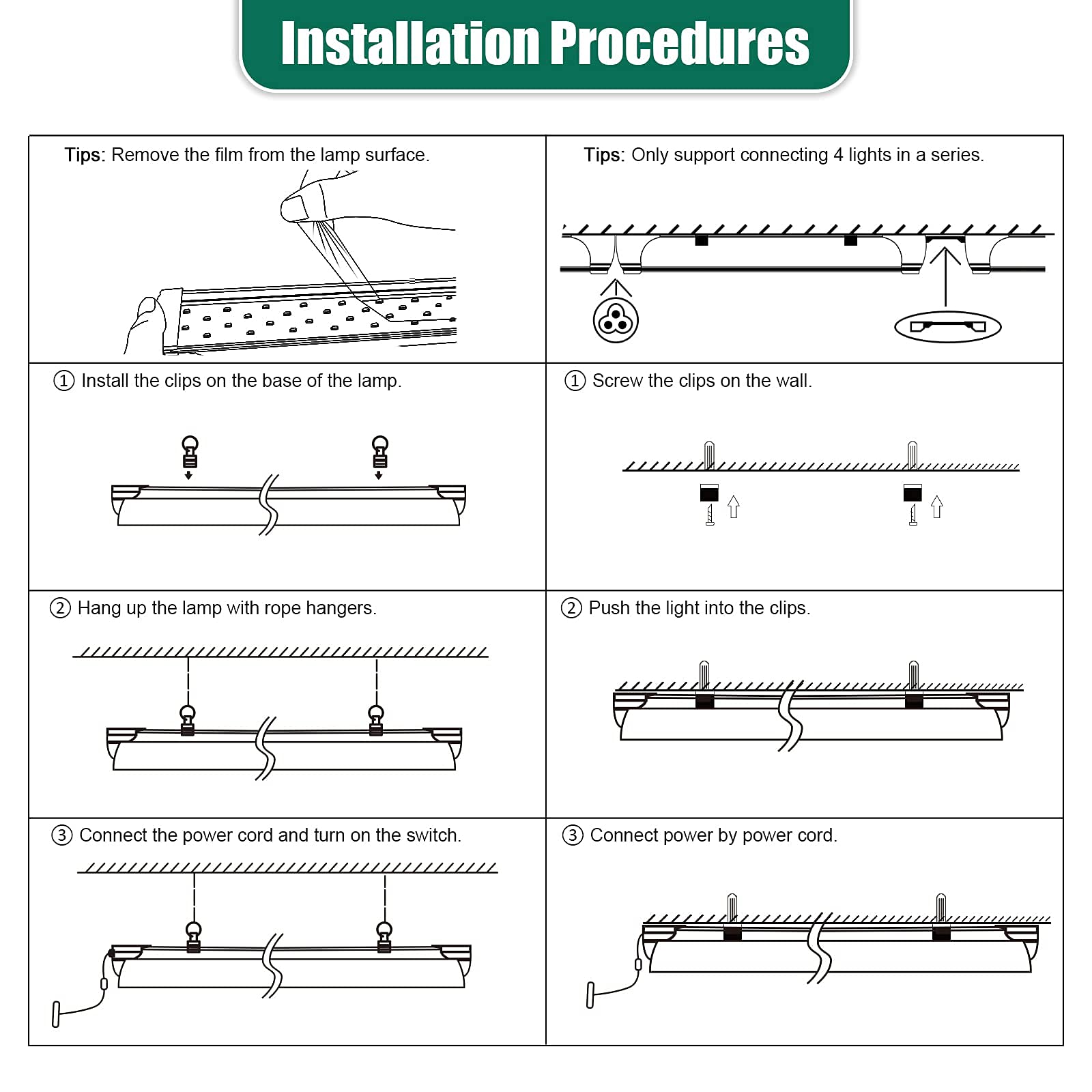 Includes connecting cords for quick plug-and-play installation.