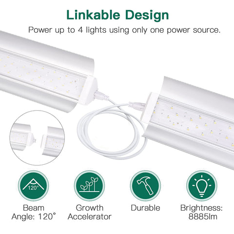 Ideal for indoor garden setups, from seedlings to leafy greens and blooms.