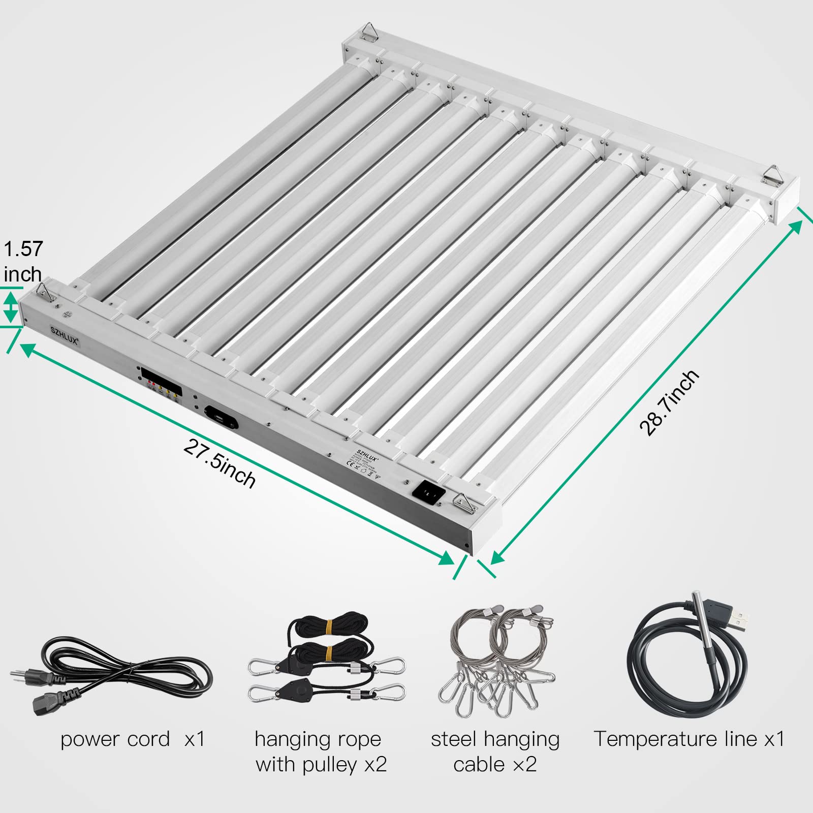 SZHLUX trapezoid tube design improving heat dissipation and longevity