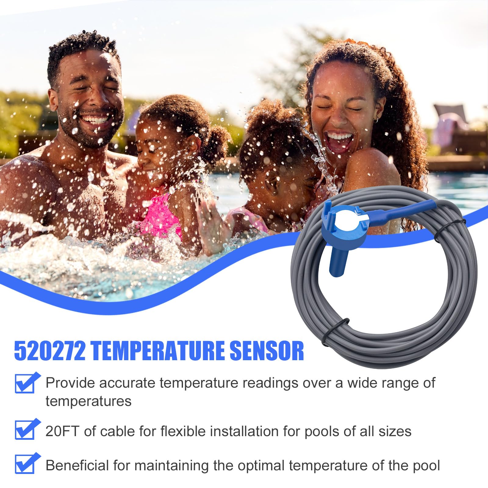 SZHY-LINK 520272 installation on pool or spa with long cable