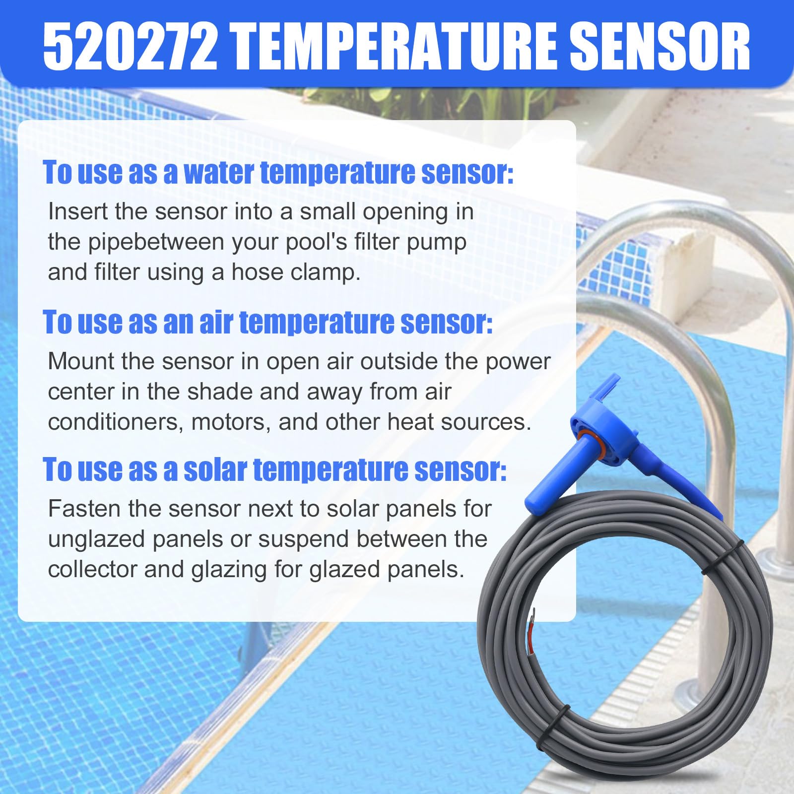 SZHY-LINK 520272 weatherproof design withstands outdoor pool environments