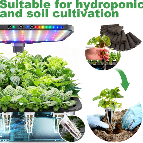 SZLJYLM soil-free hydroponic indoor gardening in a compact setup