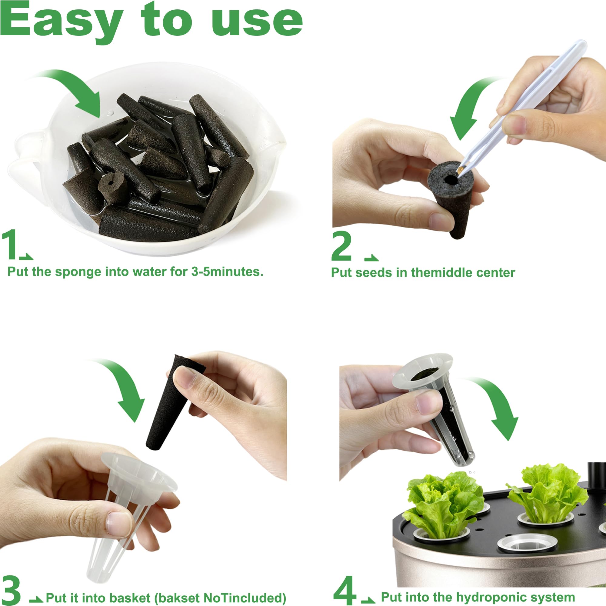 SZLJYLM breathable seed pods with top hole prevent water splash