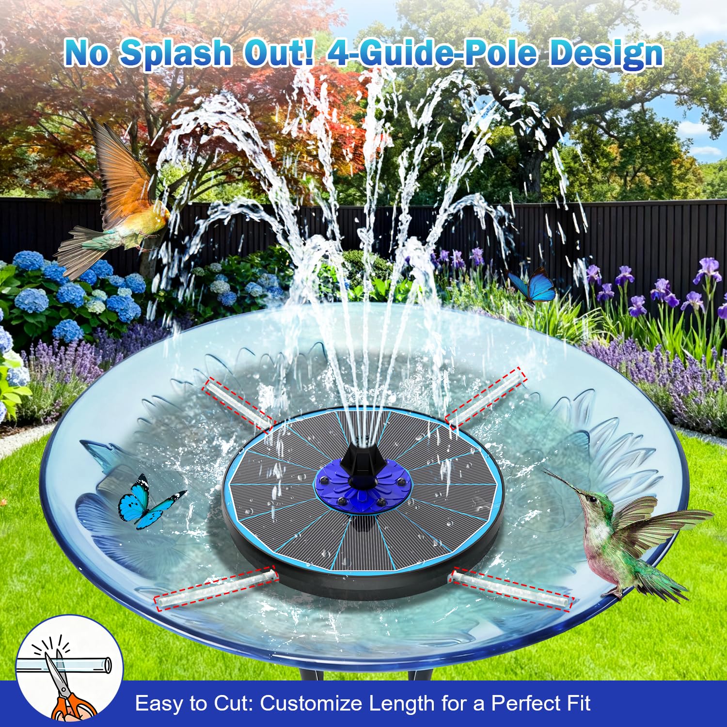SZMP all-inclusive kit blue includes nozzles, rods, and sponges for quick setup.