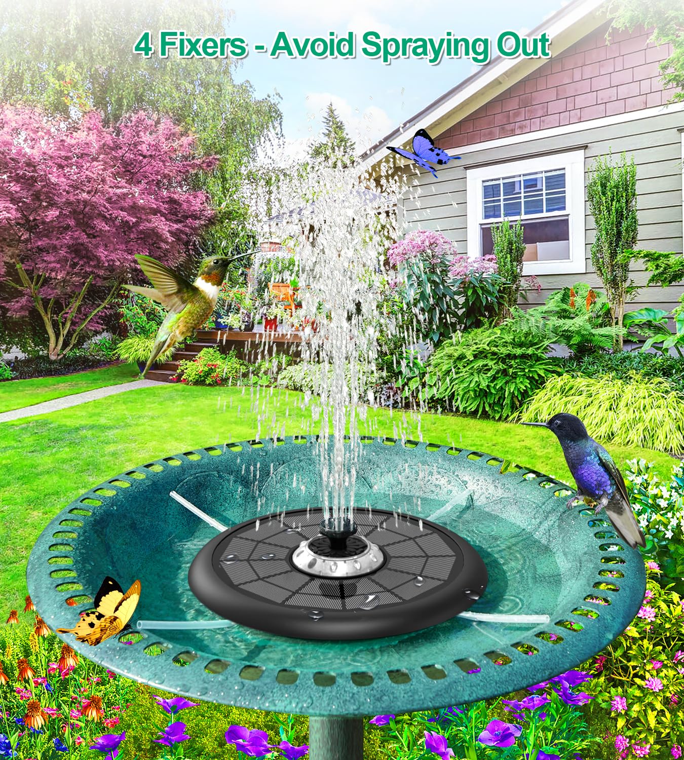 SZMP center fixture fixes fountain in place for stability