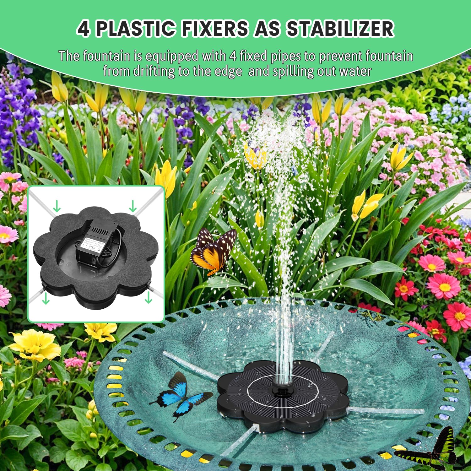SZMP customizable nozzle kit to vary water spray patterns