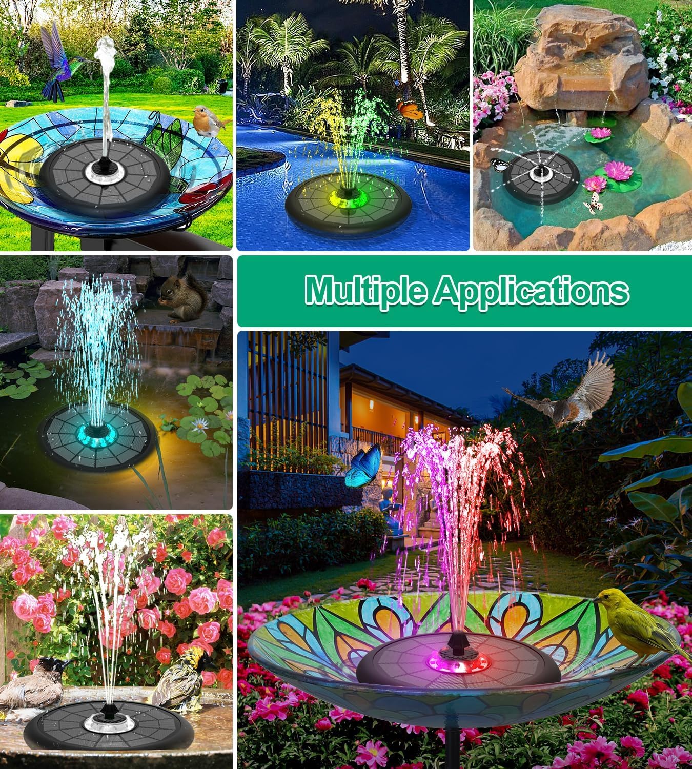 SZMP DIY ready kit for quick, tool-free fountain setup under sun