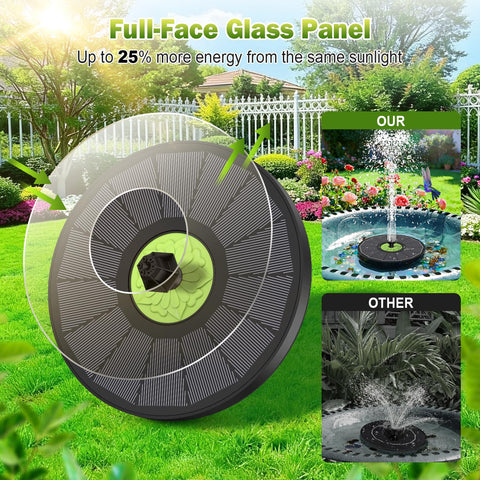 SZMP seven-nozzle fountain offers versatile spray patterns for outdoors.
