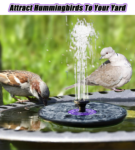 SZMP solar fountain setup is quick and easy for patios, ponds, or pools.
