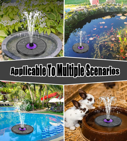 SZMP glass-panel fountain enhances garden decor with a premium look and birds' enjoyment.