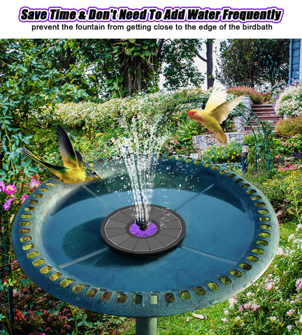 SZMP outdoor solar fountain designed for durability in harsh environments and long-lasting use.