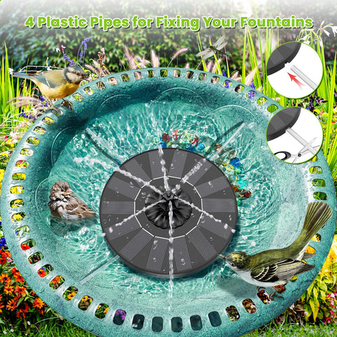 SZMP fountain four fixed rods enhance stability and reduce spills.