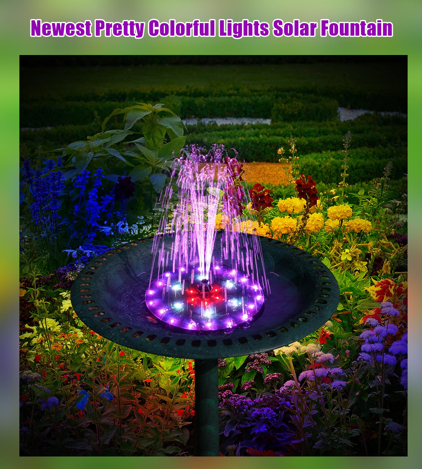 SZMP 7-nozzle setup offers varied water patterns for outdoors.