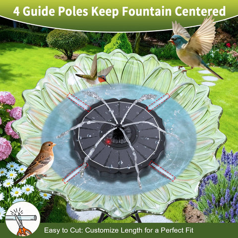 SZMP anti-drift design reduces splashes and keeps fountain stable.