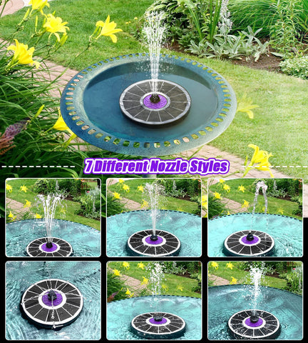 SZMP Solar Fountain anti-drift fixers reduce movement for stable operation.