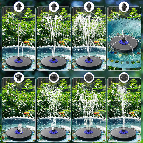 SZMP anti-drift fixed rods keep fountain steady and minimize splash