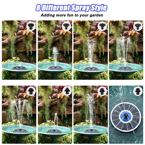 SZMP flower nozzle delivers decorative blooms for bird bath appeal