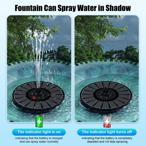 SZMP solar fountain nozzle variety showcases eight spray options for dynamic garden water patterns