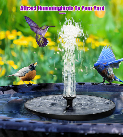 SZMP outdoor-friendly fountain for bird baths, ponds, and pools.
