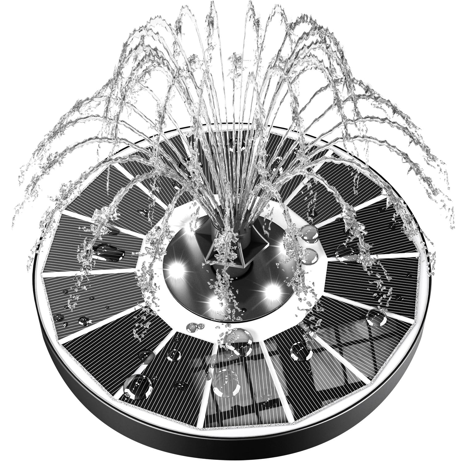 SZMP Solar Fountain glass panel demonstrates durable, efficient energy capture outdoors