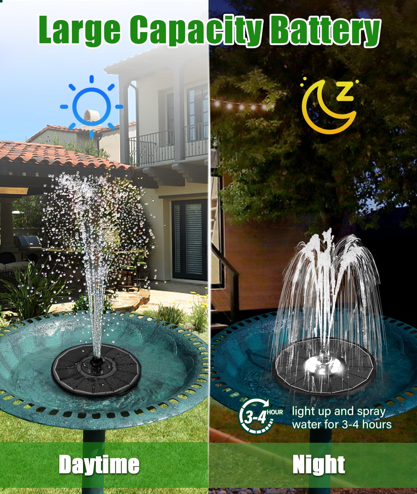 SZMP fountain safety probes auto-stop when water runs low to prevent damage.