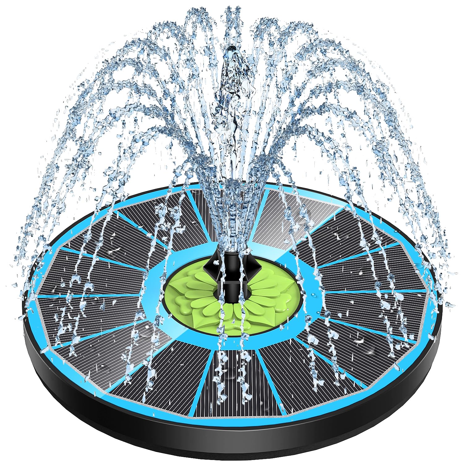 SZMP upgraded glass-panel fountain delivers durable performance for a sparkling bird bath.