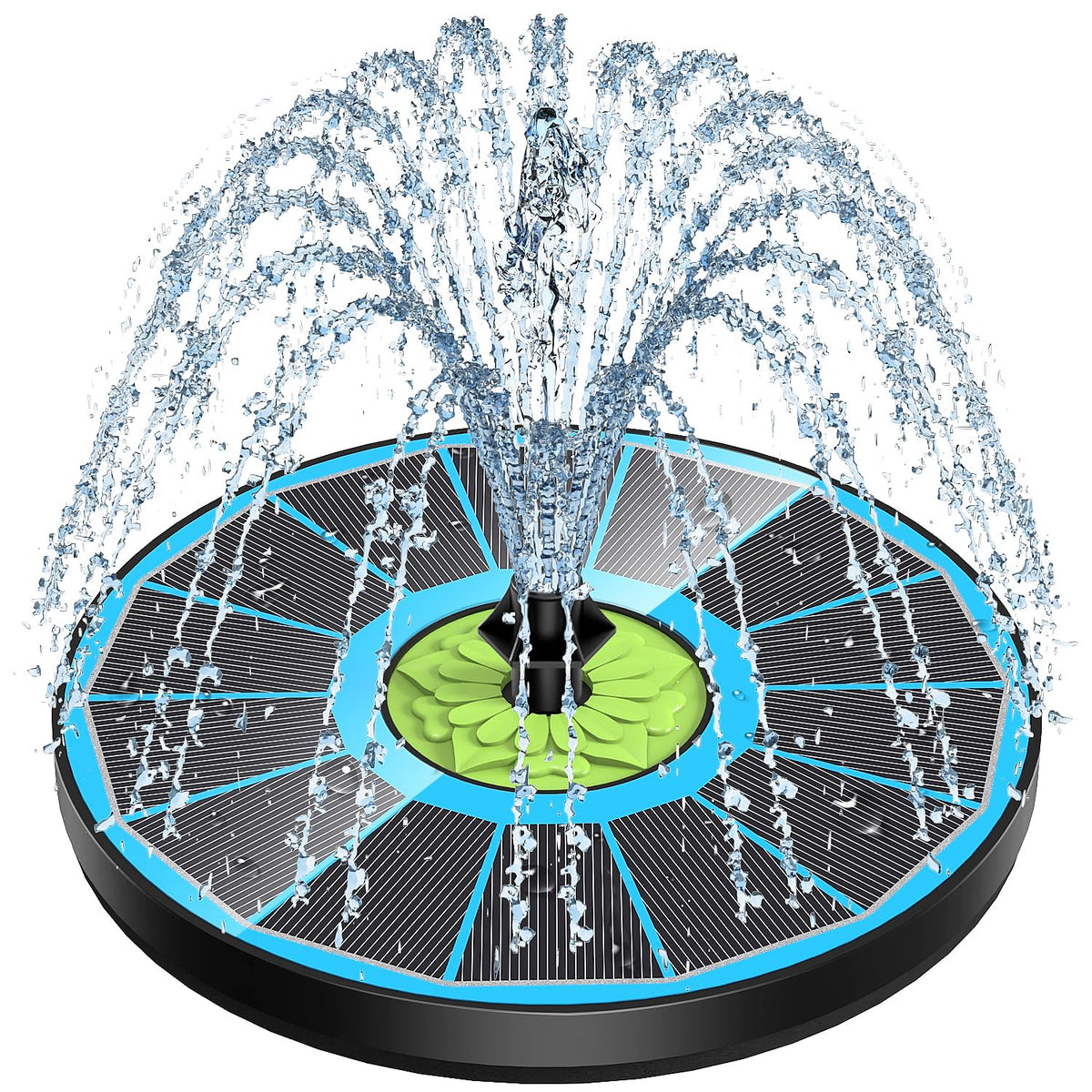 SZMP upgraded glass-panel fountain delivers durable performance for a sparkling bird bath.