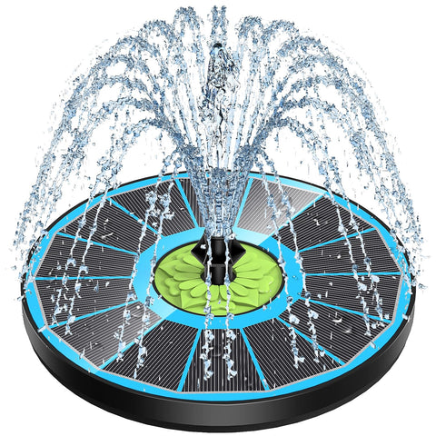 SZMP upgraded glass-panel fountain delivers durable performance for a sparkling bird bath.