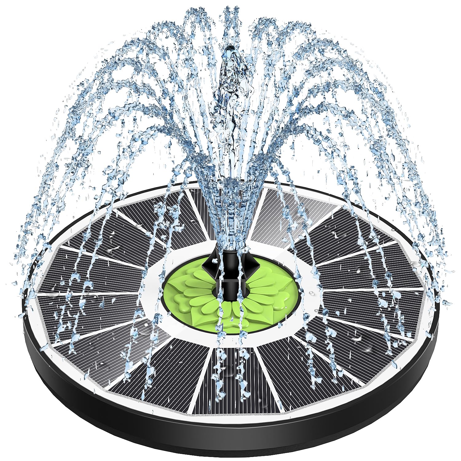 SZMP Upgraded Glass Panel fountain shows durable, clear light for steady spray