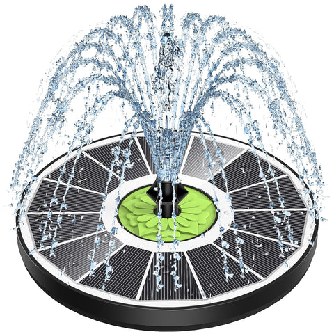 SZMP Upgraded Glass Panel fountain shows durable, clear light for steady spray