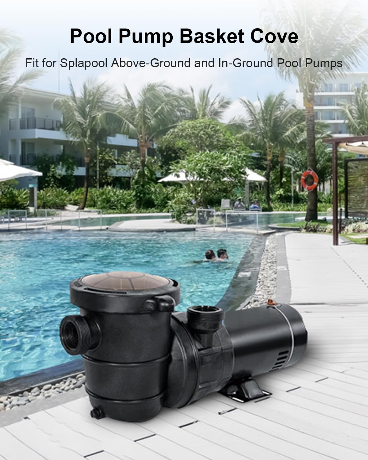 SZRKRLA pool pump lid ABS material resists corrosion and wear