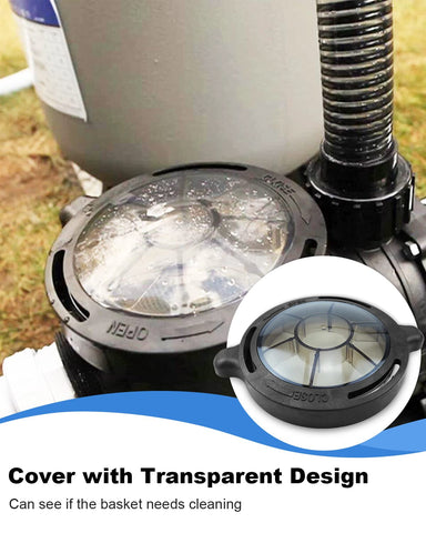 SZRKRLA pool pump lid sealed-fit showcases durable ABS for leak prevention
