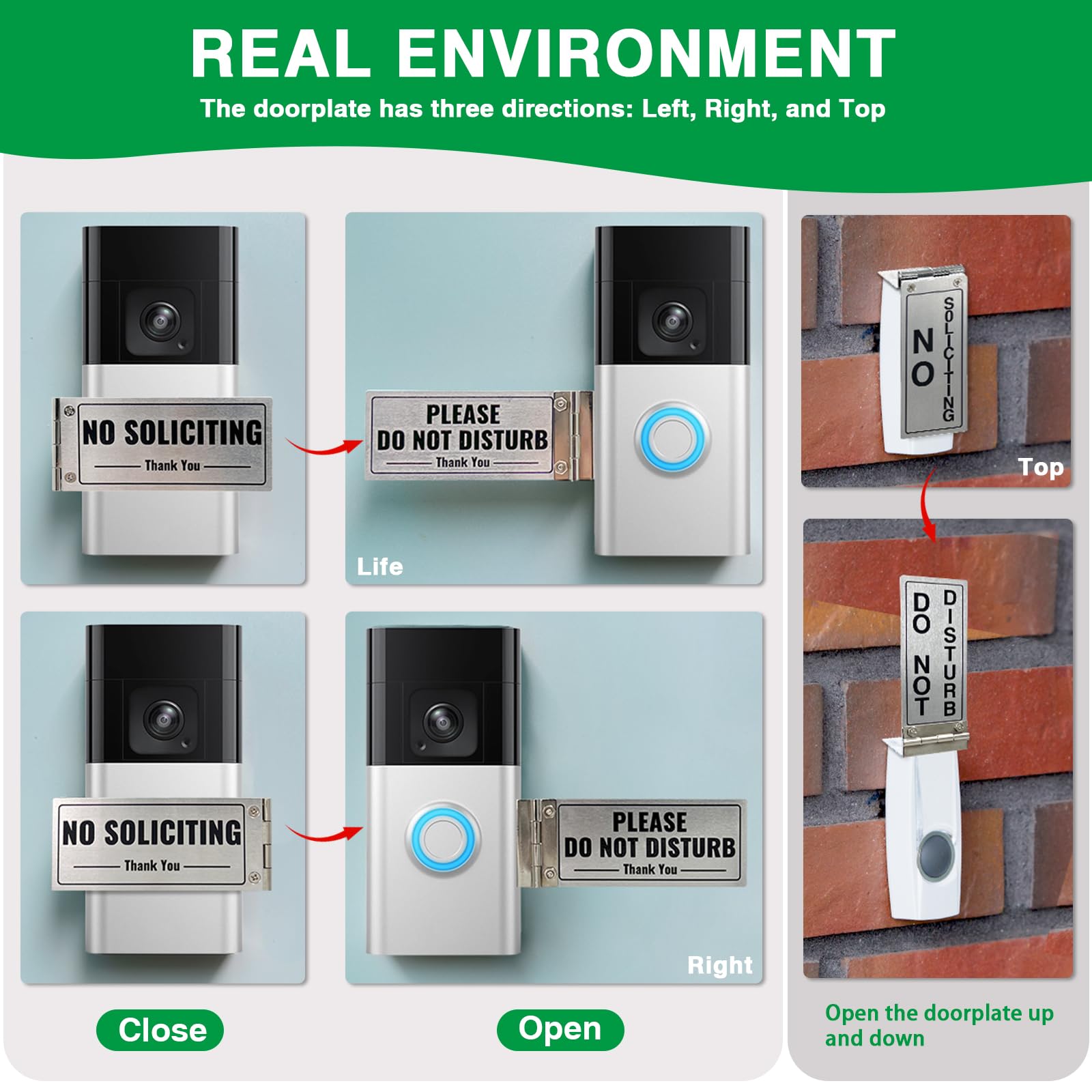 SZTGR gift-ready doorbell cover ideal for home offices and busy moms