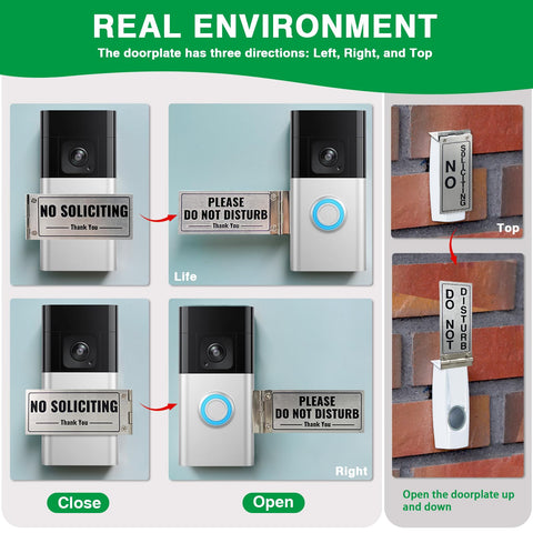 SZTGR gift-ready doorbell cover ideal for home offices and busy moms
