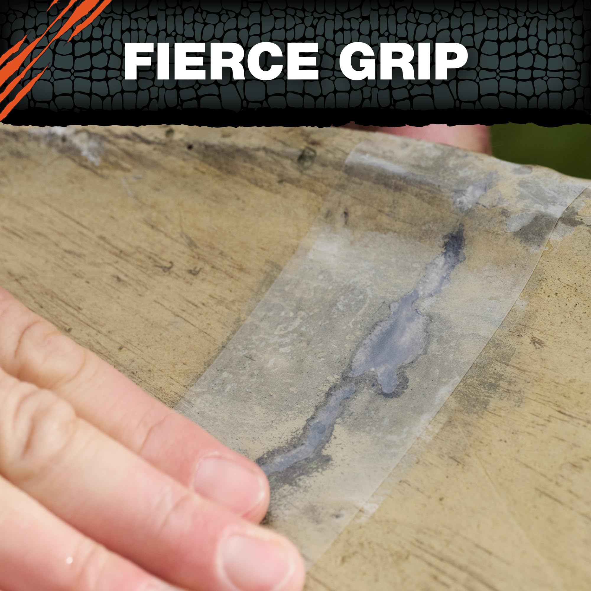 T-REX clear pool liner repair on liner for seamless look.