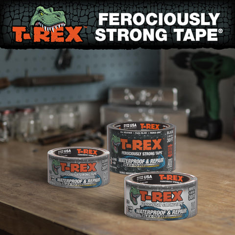 T-REX cut-and-wrap action demonstrates simple sealing.