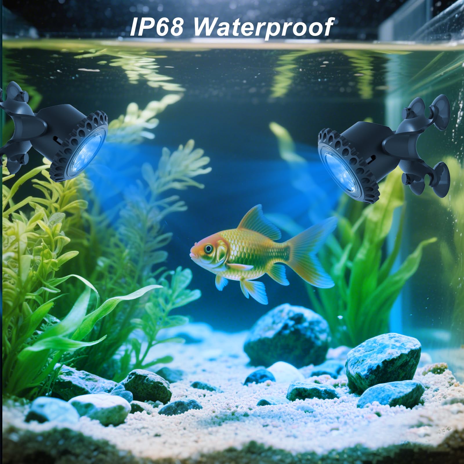 T-SUN IP68 dustproof design withstands wet conditions and submersion.
