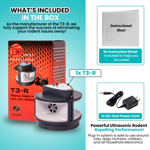 T3-R ultrasonic sound spectrum demonstrates chemical-free pest deterrence