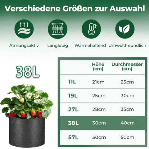 T4U 10-gallon outdoor bag ideal for tomatoes and potatoes.
