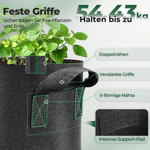 T4U reinforced handles ensure easy transport even when bags are heavy.
