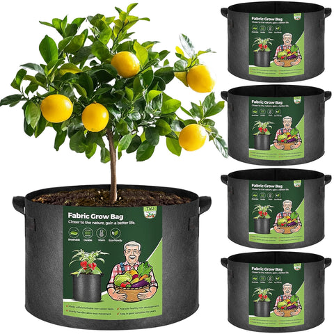 T4U 20-gallon grow bag with tear-resistant material for durable outdoor use