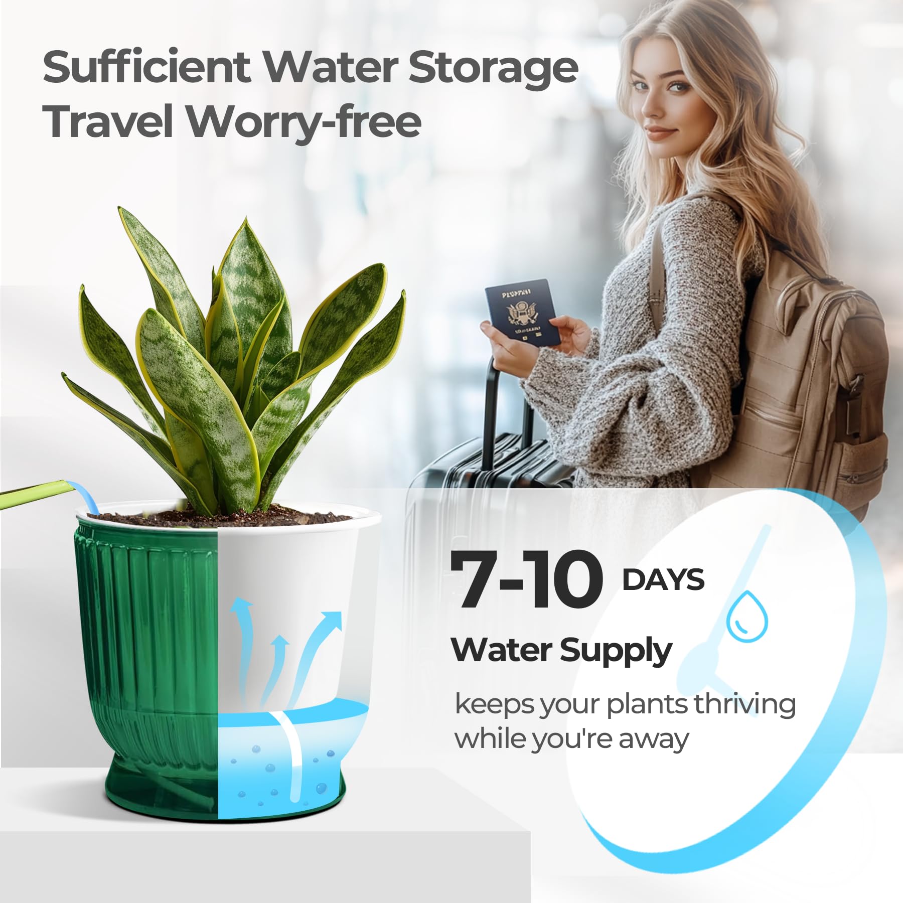 T4U 6-inch pot is easy to clean and move.