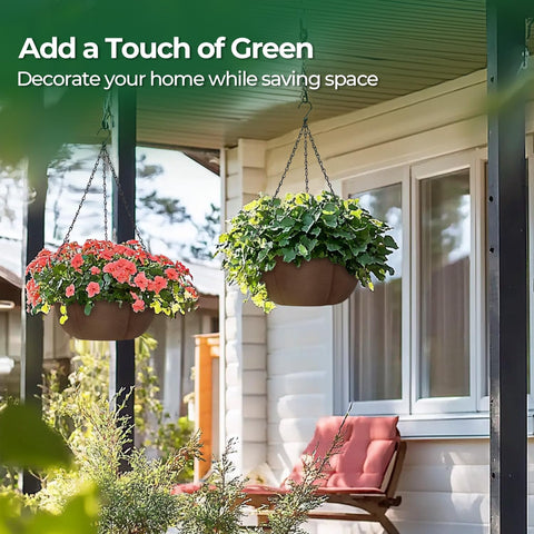 Ideal for patios, porches, and gardens with easy hanging.