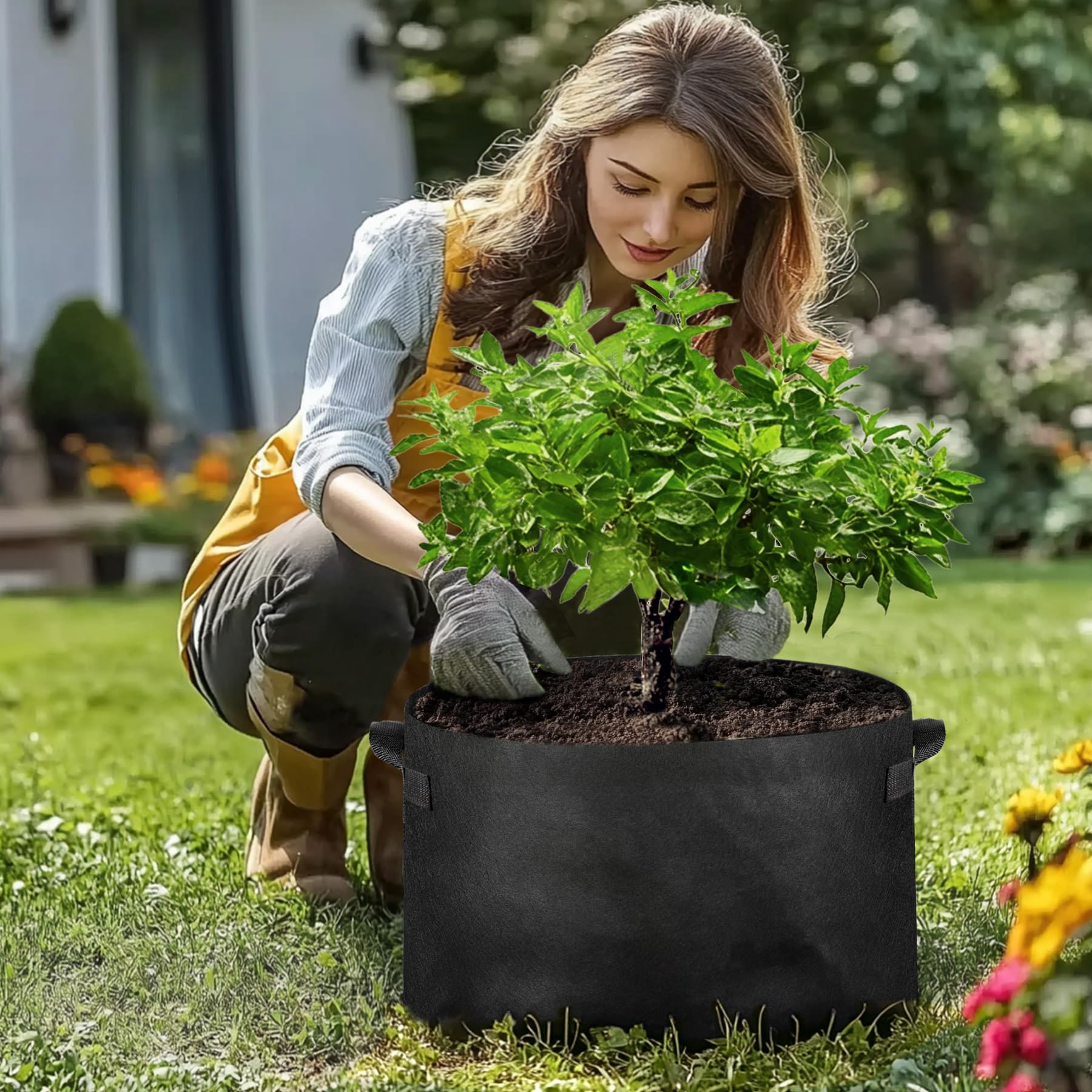 T4U easy-to-move grow bags for versatile gardening setups