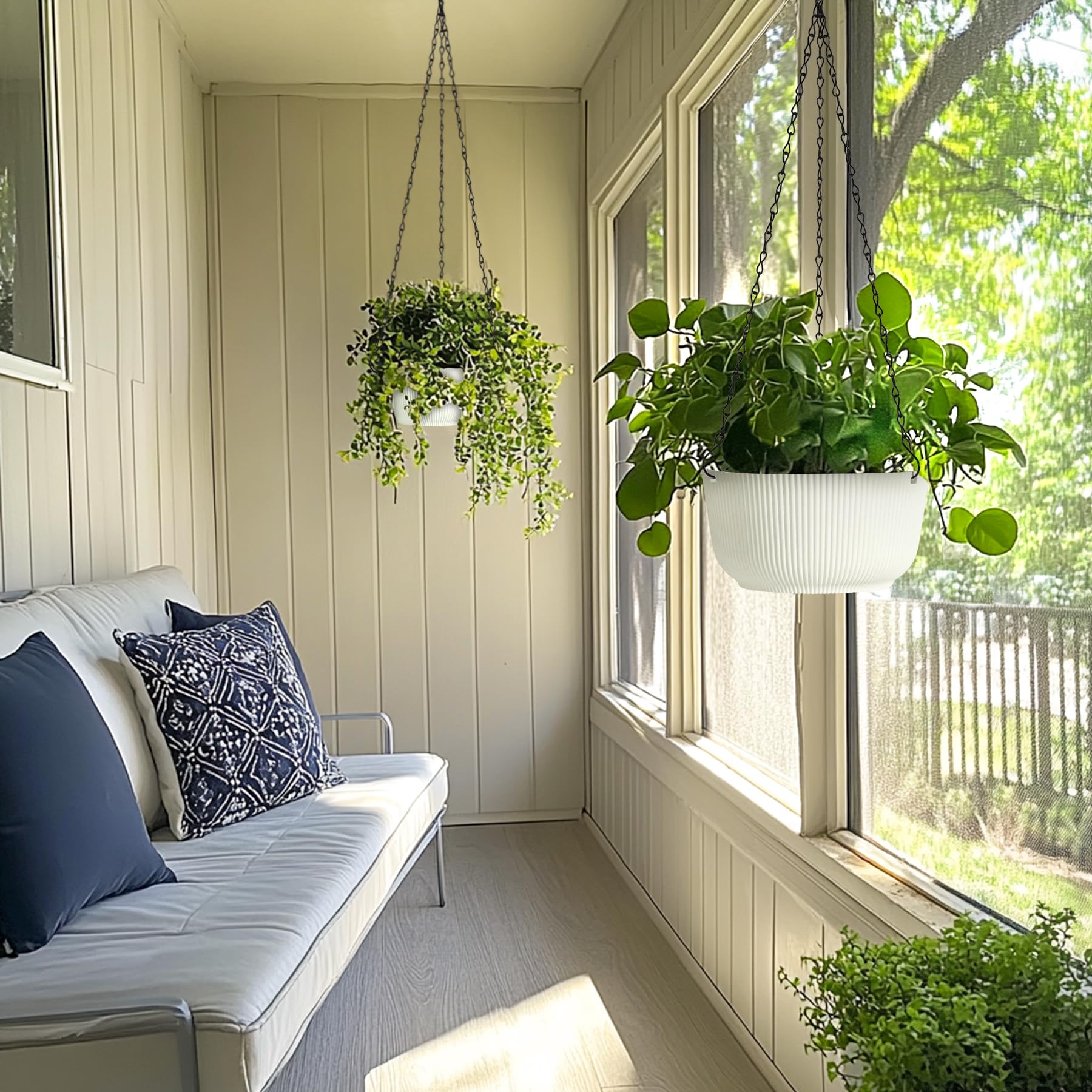 T4U garden decor hanging planters enhance living spaces.