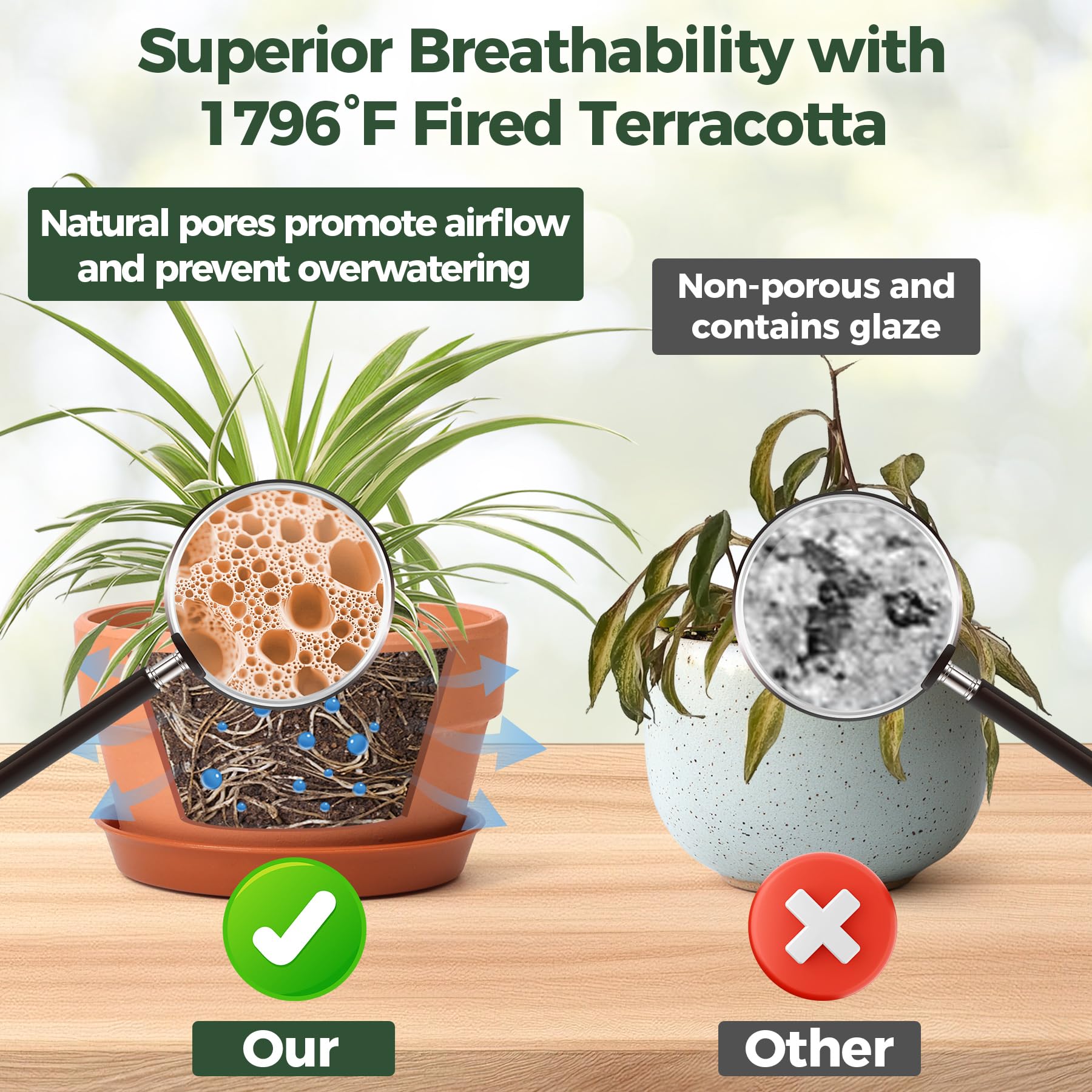 T4U terracotta pot as a stylish gift for plant lovers