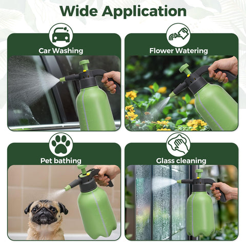 T4U sprayer in use, mist application on plants