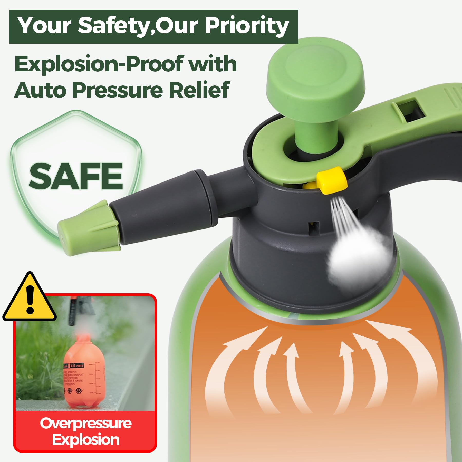 Long nozzle provides a focused jet for targeted spraying